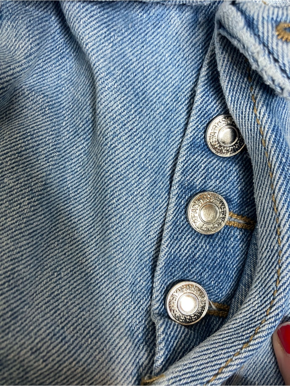 Edikted Roll Down Low Rise Baggy Jeans - Picture 6 of 8
